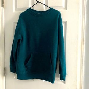 Teal sweatshirt